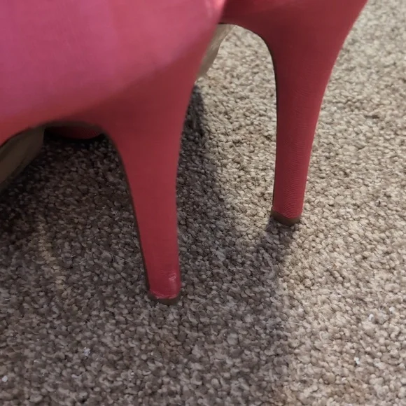 Asos bright pink open toed platform shoes - Picture 5 of 6